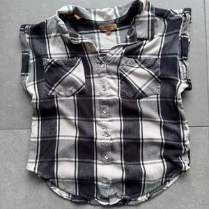 Jachs Girlfriend Plaid Blouse